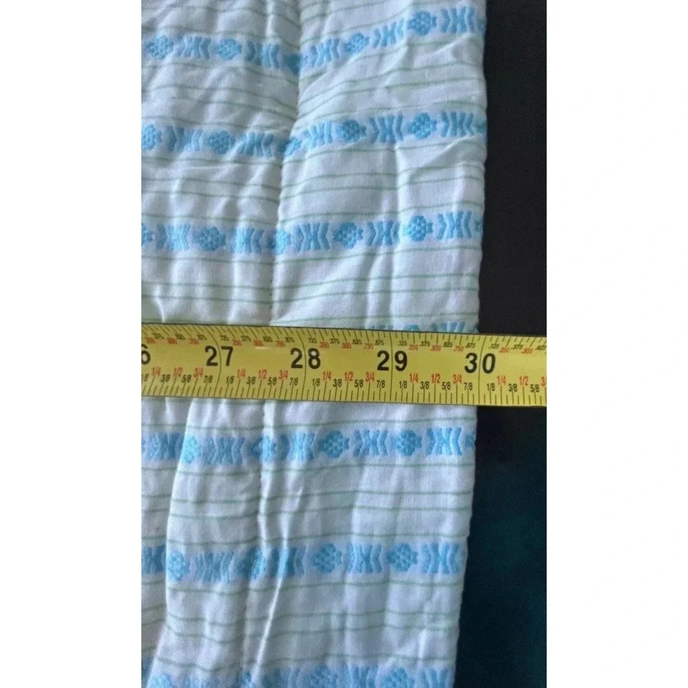 PB Teen Euro Sham Quilted Pastel Florals And Stripes European Pillow Sham